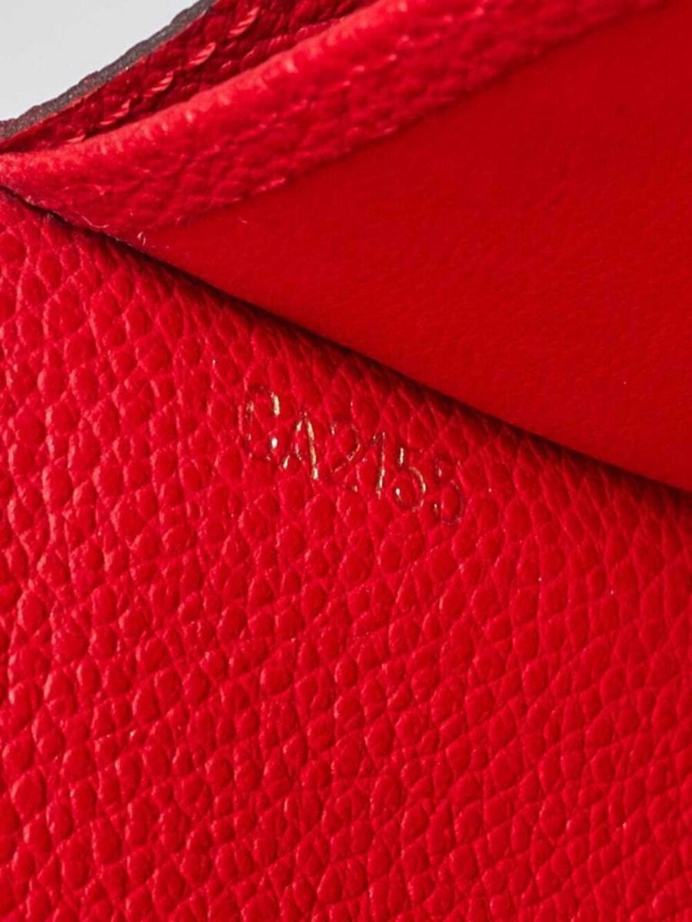 Louis Vuitton Cerise Monogram Empreinte Leather Sarah NM Wallet - Picture 7 of 7